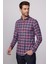 Slim Fit Kareli Pamuklu Kolay Ütü Erkek Gömlek 1