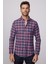 Slim Fit Kareli Pamuklu Kolay Ütü Erkek Gömlek 2