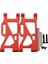 2 Adet Arka Alt Süspansiyon Kolu 144001 Rc Hobi Model Araba Için 1/14 Lc Yarış Tam Serisi Dik Set A-Arm Alüminyum, Kırmızı (Yurt Dışından) 1