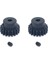 2 Adet Çelik 19 T Motor Dişli Pinyon Dişli 124016-2178 144002 144010 124016 124017 Fırçasız Rc Araba Yükseltme Parçaları (Yurt Dışından) 2