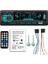 Araba Radyo 1din Srereo Bluetooth Mp3 Çalar Fm Alıcısı Uzaktan Kumanda ile Aux/usb/tf Kart Dash Kitinde (Yurt Dışından) 1