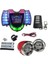 Motosiklet Ses Stereo Hoparlörler Kablosuz Bluetooth Mp3 Çalar Su Geçirmez Fm Ses Motorlu Scooter Bisiklet Atv Utv Için (Yurt Dışından) 1