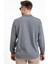 Erkek Orta Yaş ve Üzeri Polo Yaka Cepli Uzun Kollu Mevsimlik Sweatshirt 1103-Gri 3