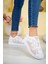 Örgü Desenli Sneakers C Beyaz Tekstil 2