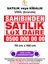 70X100 cm Sahibinden Satılık Dijital Baskı Branda - Kişiye Özel Baskılı 4