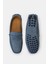 Erkek Açık Mavi Nubuk Loafer 4