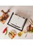 Gastro Grill Cam Yüzey Ultra Premium Granit Kaplama 2400W Tost ve Izgara Makinesi Beyaz 1