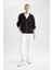 Fit Oversize Fit Kapüşonlu Çift Cepli Fermuarlı Kalın Sweatshirt B0992AX23AU 2