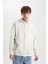 Oversize Fit Kapüşonlu Basic Sweatshirt X8287AZ23AU 1