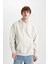 Oversize Fit Kapüşonlu Basic Sweatshirt X8287AZ23AU 3