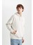 Oversize Fit Kapüşonlu Basic Sweatshirt X8287AZ23AU 4