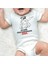 Özel Tasarım Sen Benim Süper Kahramanımsın Baba Baskılı Organik Pamuk Çıtçıtlı Kısa Kollu Body 1