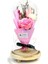 Fanus Gül 28/14CM Cam Fanus LED Işıklı Hediyelik 1