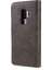Samsung Galaxy S9+ SM-G965 Koruyucu Telefon Kılıfı Söndürülebilir 2'si 1'e Bölünmüş Deri Flip Kapak Cüzdan-Gri (Yurt Dışından) 2