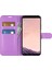 Samsung Galaxy S8 Litchi Için Folio Flip Cüzdan Stand Tasarım - Mor (Yurt Dışından) 2