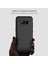 Samsung Galaxy S8 Karbon Fiber Doku Telefon Kasası Fırçalanmış Telefon Tpu Kapağı - Kırmızı (Yurt Dışından) 3