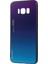Samsung Galaxy S8 G950 Için Gradyan Renkli Cam+Pc+Tpu Telefon Kasası - Mor/mavi (Yurt Dışından) 3