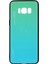 Samsung Galaxy S8 G950 Için Gradyan Renkli Cam+Pc+Tpu Telefon Kılıfı - Canan/mavi (Yurt Dışından) 1