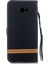 Samsung Galaxy J4 Plus/j4 Prime Için Iki Tonlu Jean Bez Deri Cüzdan Stand Cep Telefonu Kılıfı - Siyah (Yurt Dışından) 3