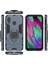 Samsung Galaxy A40 Için Serin Koruyucu Yüzük Tutucu Kickstand Pc Tpu Hibrid Kılıf - Mavi (Yurt Dışından) 4