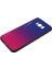 Samsung Galaxy S8 G950 Için Gradyan Renkli Cam+Pc+Tpu Telefon Kasası - Mavi/gül (Yurt Dışından) 2