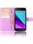 Samsung Galaxy Xcover 4s/xcover 4 G390F Için Litchi Skin Pu Deri Stand Kılıfı - Mor (Yurt Dışından) 4