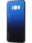 Samsung Galaxy S8 G950 Için Gradyan Renkli Cam+Pc+Tpu Telefon Kılıfı - Mavi/siyah (Yurt Dışından) 3