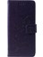 Samsung Galaxy J4 Plus Için Baskı Kelebek Çiçek Cüzdan Stand Deri Flip Case - Dark Purple (Yurt Dışından) 1