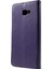 Samsung Galaxy J4 Plus Için Baskı Kelebek Çiçek Cüzdan Stand Deri Flip Case - Dark Purple (Yurt Dışından) 2