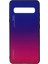 Gradyan Renk Cam+Tpu Telefon Kapak Samsung Galaxy S10 5g - Mavi/gül (Yurt Dışından) 1