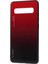Gradyan Renk Cam+Tpu Telefon Kapak Samsung Galaxy S10 5g - Kırmızı/siyah Için (Yurt Dışından) 2