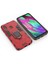 Samsung Galaxy A40 Için Serin Koruyucu Yüzük Tutucu Kickstand Pc Tpu Hibrid Kılıf - Kırmızı (Yurt Dışından) 3