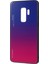 Samsung Galaxy S9 Plus Için Gradyan Renk Cam+Pc+Tpu Telefon Kılıfı - Mavi/gül (Yurt Dışından) 3