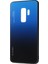 Samsung Galaxy S9 Plus G965 Için Gradyan Renk Cam+Pc+Tpu Telefon Kılıfı - Mavi/siyah (Yurt Dışından) 3