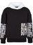 Baskılı Erkek Çocuk Kapüşonlu Sweatshirt Hoodie 1