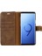 Samsung Galaxy S9+ SM-G965 Koruyucu Telefon Kılıfı Söndürülebilir 2'si 1'e Bölünmüş Deri Flip Kapak Cüzdan-Kahverengi (Yurt Dışından) 4