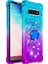 Samsung Galaxy S10 4g - Mavi/mor Için Halka Kickstand Moda Gradyan ve Dayanıklı Tpu Telefon Kılıf Kabuğu (Yurt Dışından) 2