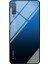 Samsung Galaxy A7 Için Gradyan Renk Cam+Pc+Tpu Hibrit Kılıf - Mavi/siyah (Yurt Dışından) 3