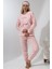 Fwn 5018 Peluş Welsoft Polar Kışlık Yıldızlı Yumoş Kadın Pijama Takımı 3