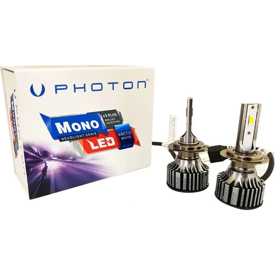 Photon Mono LED H1 +3 Plus Xenon Far Ampülü (1 Takım)