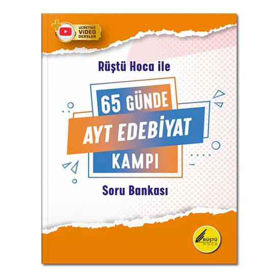 Rüştü Hoca Yayınları 65 Günde AYT Edebiyat Kamp Kitabı