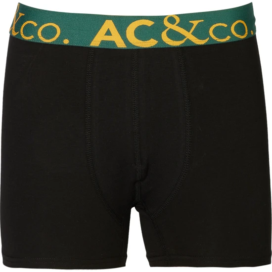 AC&Co / Altınyıldız Classics Erkek Çok Renkli Pamuklu Esnek Desensiz 5'li Boxer Paketi