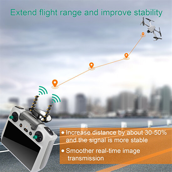 Anten Sinyal Güçlendirici Amplifikatör Mini 3/mini 3 Pro Drone Için Rc Uzaktan Kumanda Sinyal Genişletici (Yurt Dışından)