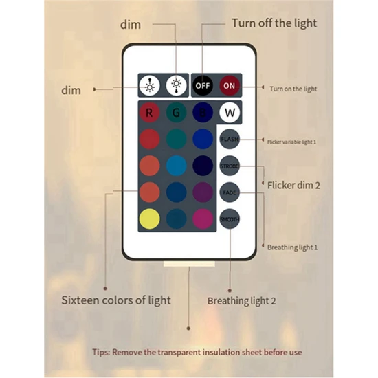 Su Dalgası Dekoratif Gece Lambası, Yatak Odası Atmosfer Işığı, Dalga Projeksiyon Masa Işığı, 16 Renkli Dokunmatik + Uzaktan Kumanda (Yurt Dışından)