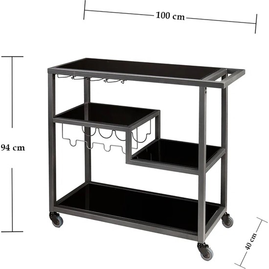 Jack Arti Zeff Metal Servis Arabası Dresuar Içecek Yemek Fiyatı