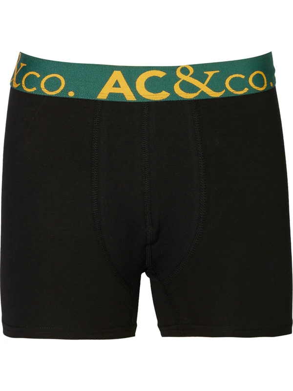 AC&Co / Altınyıldız Classics Erkek Çok Renkli Pamuklu Esnek Desensiz 5'li Boxer Paketi