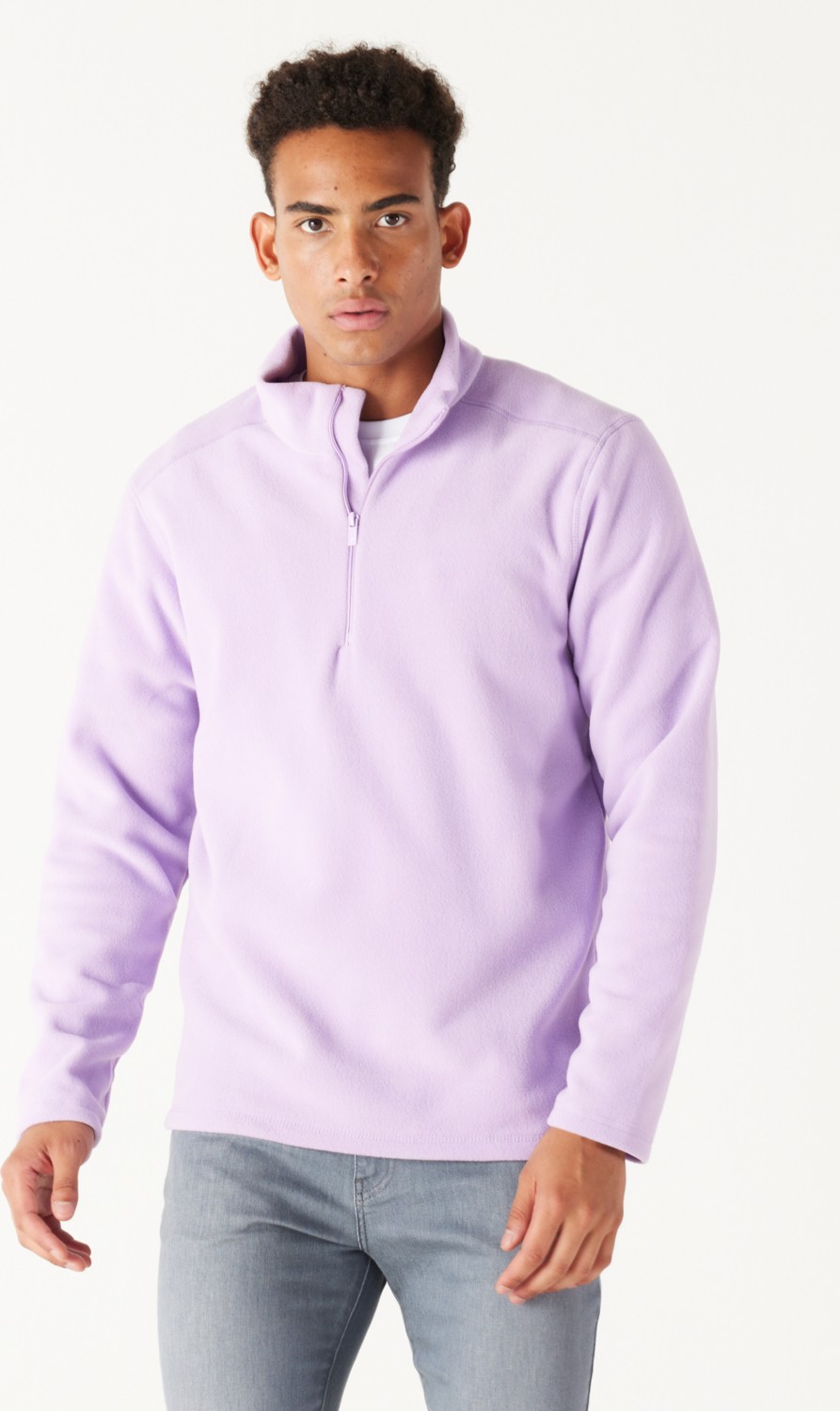 Altınyıldız Classics Erkek Siyah Anti-pilling Tüylenme Yapmayan Standart Fit Dik Yaka Soğuk Geçirmez Polar Sweatshirt
