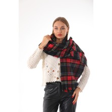 Elif İç Giyim Kadın Yumuşak Dokulu Ekose Atkı