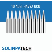 Solinpatech 10 Adet 900-M-T-B 1.2 mm Yüksek Kalite Havya Ucu