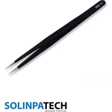 Solinpatech Solinpatech Esd-11 Ve Esd-15 Elektronkçi Antistatik Cımbız Seti - 2 Parça